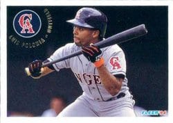 1994 Fleer Base Set Luis Polonia #68 card