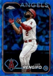 2024 Topps Chrome Sapphire Edition Base Set Luis Rengifo #159 card