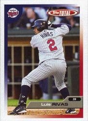2005 Topps Total Base Set Luis Rivas #222 card