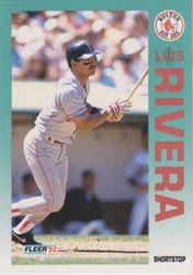 1992 Fleer Base Set Luis Rivera #48 card