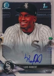 2018 Bowman Chrome Prospect Autographs Luis Robert #CPA-LR card
