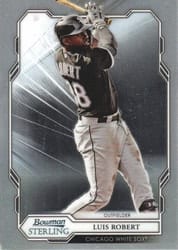 2019 Bowman Sterling Base Set Luis Robert #BPR-11 card