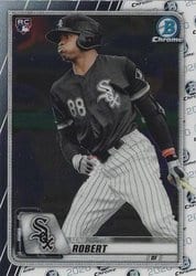 2020 Bowman Chrome Base Set Luis Robert #8 card