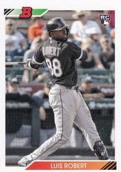 2020 Bowman Heritage Base Set Luis Robert #18 card