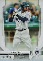 2020 Bowman Sterling Base Set Luis Robert #BSR-80 card