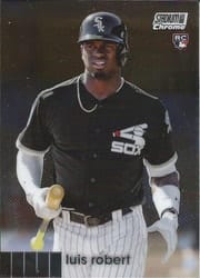 2020 Stadium Club Chrome Base Set Luis Robert #289 card