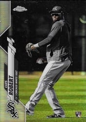 2020 Topps Chrome Base Set Luis Robert #60b card