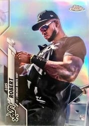 2020 Topps Chrome Base Set Luis Robert #60c card