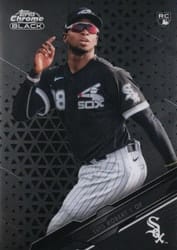 2020 Topps Chrome Black Base Set Luis Robert #13 card