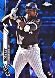 2020 Topps Chrome Sapphire Edition Base Set Luis Robert #392 card