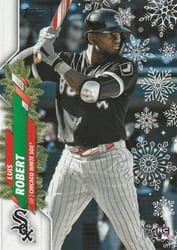 2020 Topps Holiday Base Set Luis Robert #HW2c card