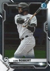 2021 Bowman Chrome Base Set Luis Robert #90 card