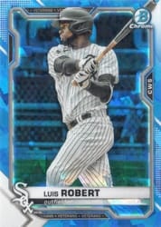 2021 Bowman Chrome Sapphire Edition Base Set Luis Robert #90 card