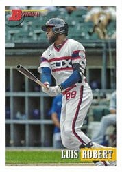2021 Bowman Heritage Base Set Luis Robert #82 card