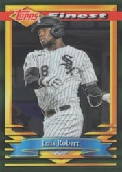 2021 Finest Flashbacks Base Set Luis Robert #97 card