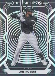 2021 Panini Chronicles Obsidian Luis Robert #2 card