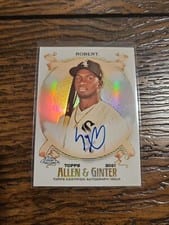 2021 Topps Allen & Ginter Chrome Autographs Luis Robert #AGA-LR card
