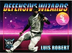 2021 Topps Big League Defensive Wizards Luis Robert #DW-11 card