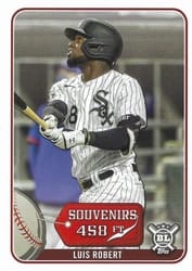 2021 Topps Big League Souvenirs Luis Robert #SO-10 card