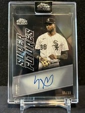 2021 Topps Chrome Black Super Futures Autographs Luis Robert #SFA-LR card