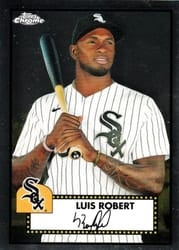 2021 Topps Chrome Platinum Anniversary Base Set Luis Robert #148 card
