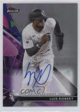 2021 Topps Finest Autographs Luis Robert #FA-LR card