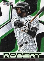 2021 Topps Fire Base Set Luis Robert #9 card