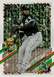 2021 Topps Holiday Base Set Luis Robert #HW128 card