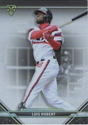 2021 Topps Triple Threads Base Set Luis Robert #55 card