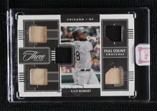 2022 Panini Three and Two Full Count Swatches Luis Robert #FCS-LR card
