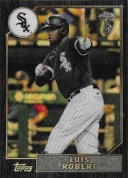 2022 Topps Chrome Ben Baller Edition 1987 Topps Baseball Luis Robert #87BC-12 card