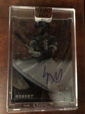 2022 Topps Clearly Authentic Topps Tek Autographs Luis Robert #TEK-LR card
