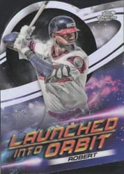2022 Topps Cosmic Chrome Launched into Orbit Luis Robert #LIO-13 card