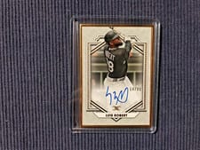 2022 Topps Definitive Collection Framed Autographs Luis Robert #DCFA-LR card