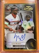 2022 Topps Gold Label Framed Autographs Luis Robert #FA-LR card