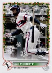 2022 Topps Holiday Base Set Luis Robert #HW15 card