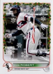 2022 Topps Holiday Base Set Luis Robert #HW15b card