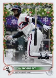 2022 Topps Holiday Base Set Luis Robert #HW15c card