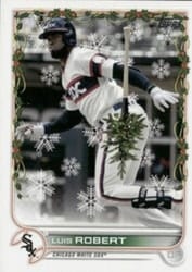 2022 Topps Holiday Base Set Luis Robert #HW15d card