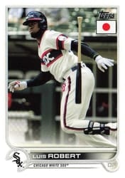 2022 Topps Japan Edition Base Set Luis Robert #154 card