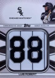2022 Topps Player Number Jersey Medallions Luis Robert #JNM-LR card