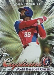 2023 Topps World Baseball Classic Captains of the Classic Luis Robert #CC-6 card