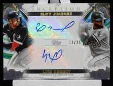 2023 Topps Inception Dual Autographs Luis Robert / Eloy Jimenez #IDA-JR card
