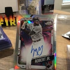 2024 Topps Cosmic Chrome Autographs Luis Robert Jr. #CCA-LR card