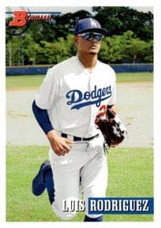 2021 Bowman Heritage Base Set Luis Rodriguez #133 card
