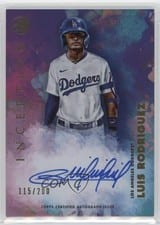 2021 Bowman Inception Autographs Luis Rodriguez #PA-LR card