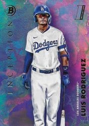2021 Bowman Inception Base Set Luis Rodriguez #28 card