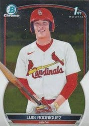 2023 Bowman Chrome Prospects Luis Rodriguez #BCP-130 card