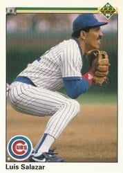 1990 Upper Deck Base Set Luis Salazar #6 card
