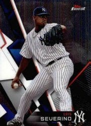 2018 Finest Base Set Luis Severino #122 card